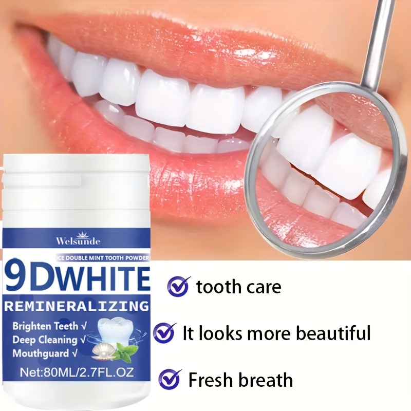 Teeth Whitening Flash - Polvo dental de hidroxapatita remineralizante blanco