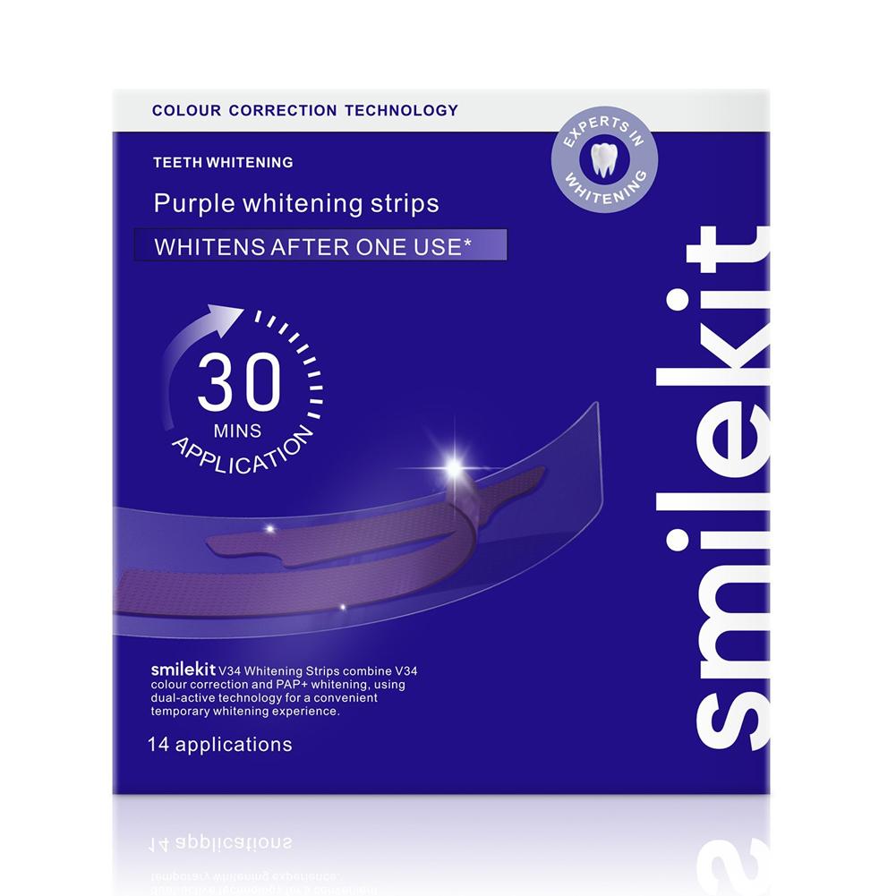 Teeth Whitening Flash - ﻿ Tiras Blanqueadoras de Dientes Smilekit
