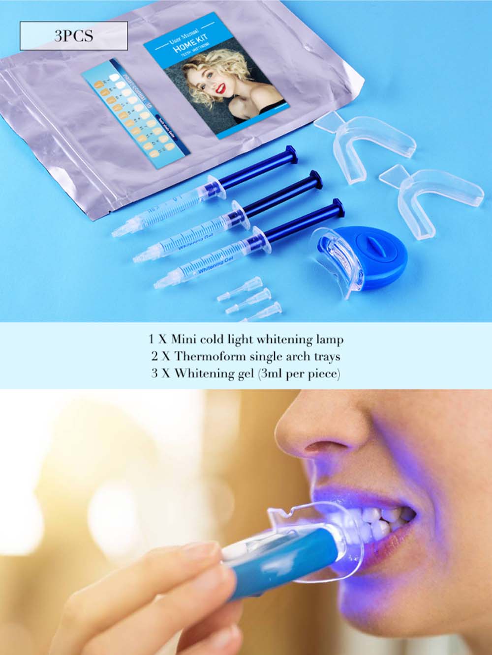 Teeth Whitening Gels - Kit de Gel blanqueador de dientes