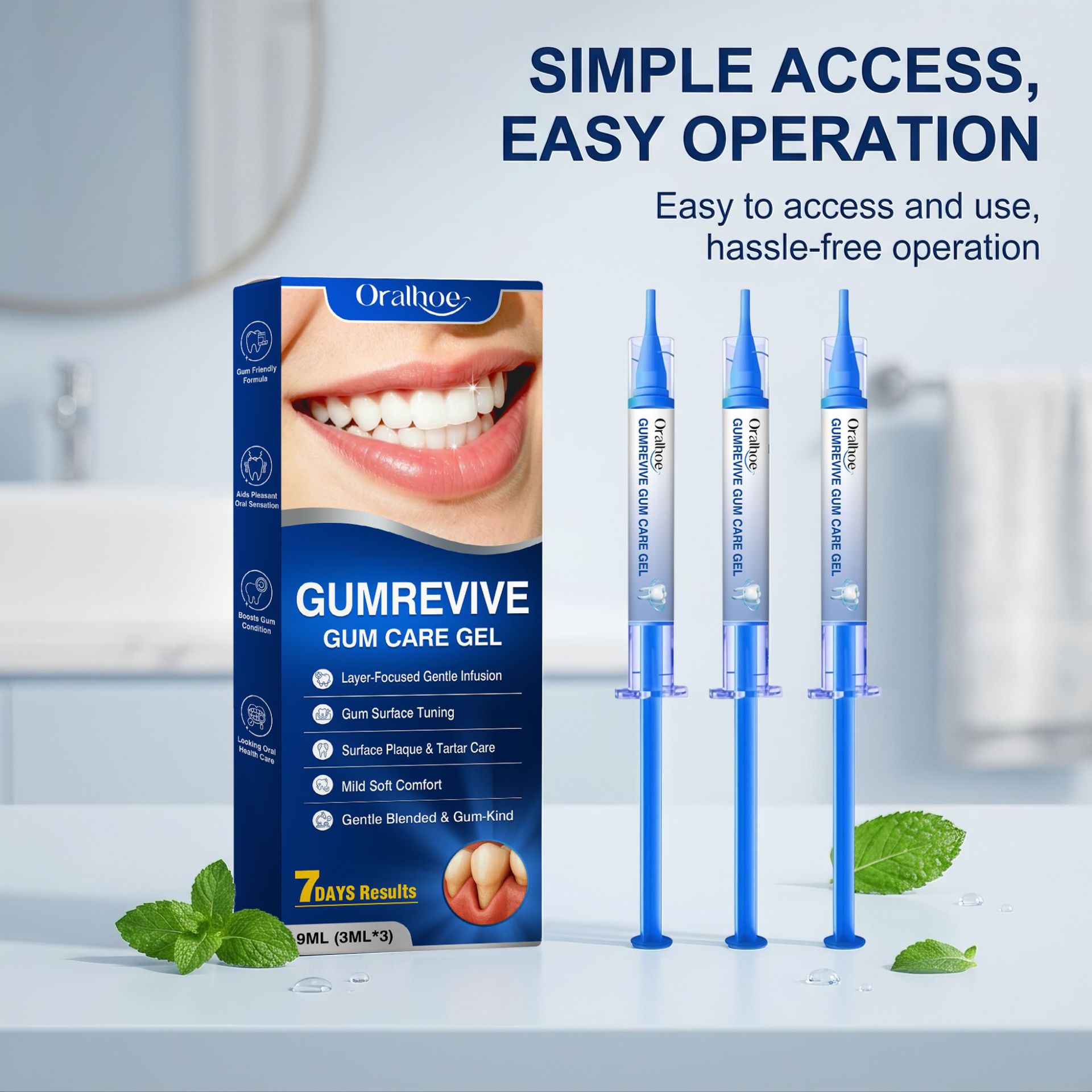 Teeth Whitening Gels - Gel para Cuidado Bucal, Kit de
