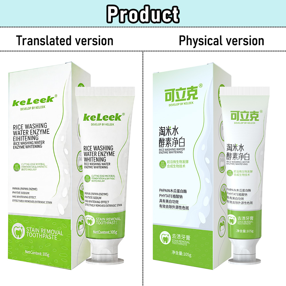 Teeth Whitening Enzymes - Pasta Dental con Enzimas de Agua