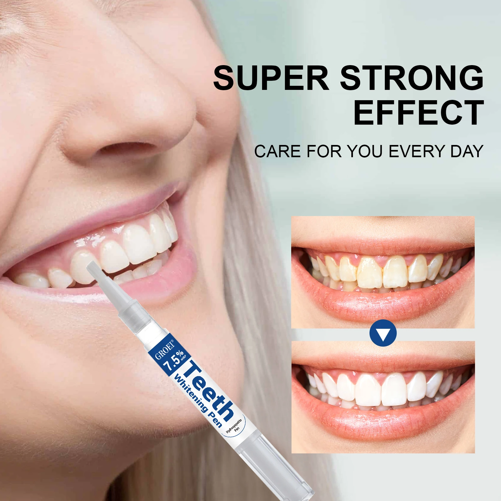 Pluma blanqueadora de dientes  - Teeth Whitening App reseña y precio