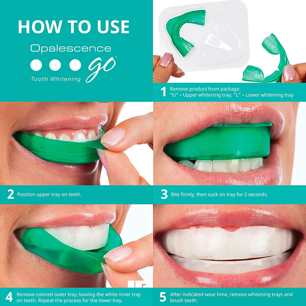 Peróxido de hidrógeno para bla - Teeth Whitening Opalescence Go reseña y precio