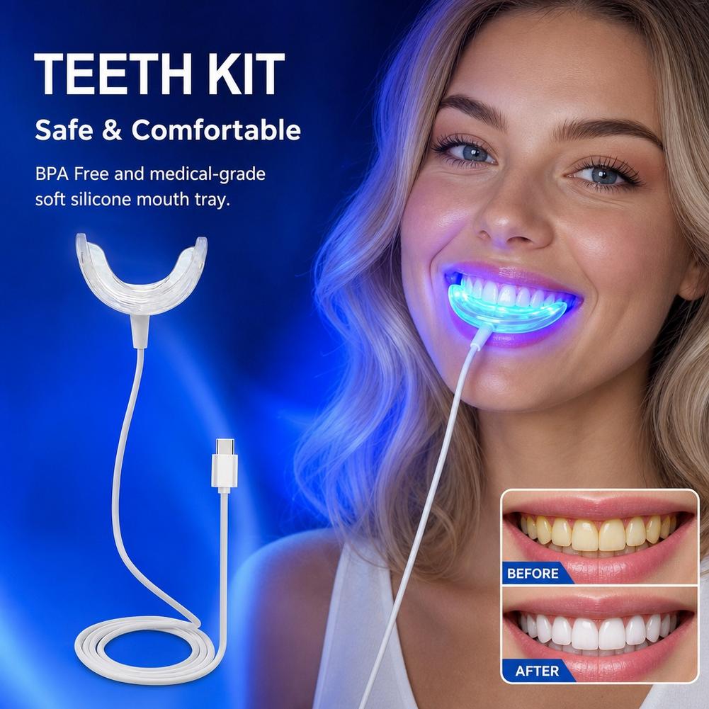Luz Blanqueadora Dental de 16  - Led Mouth Tray reseña y precio