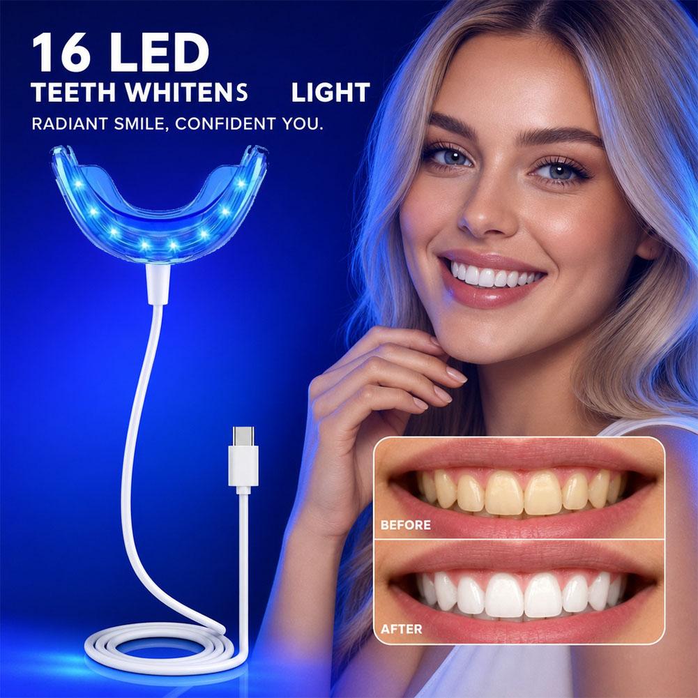 Luz Blanqueadora Dental de 16  - Led Mouth Tray reseña y precio