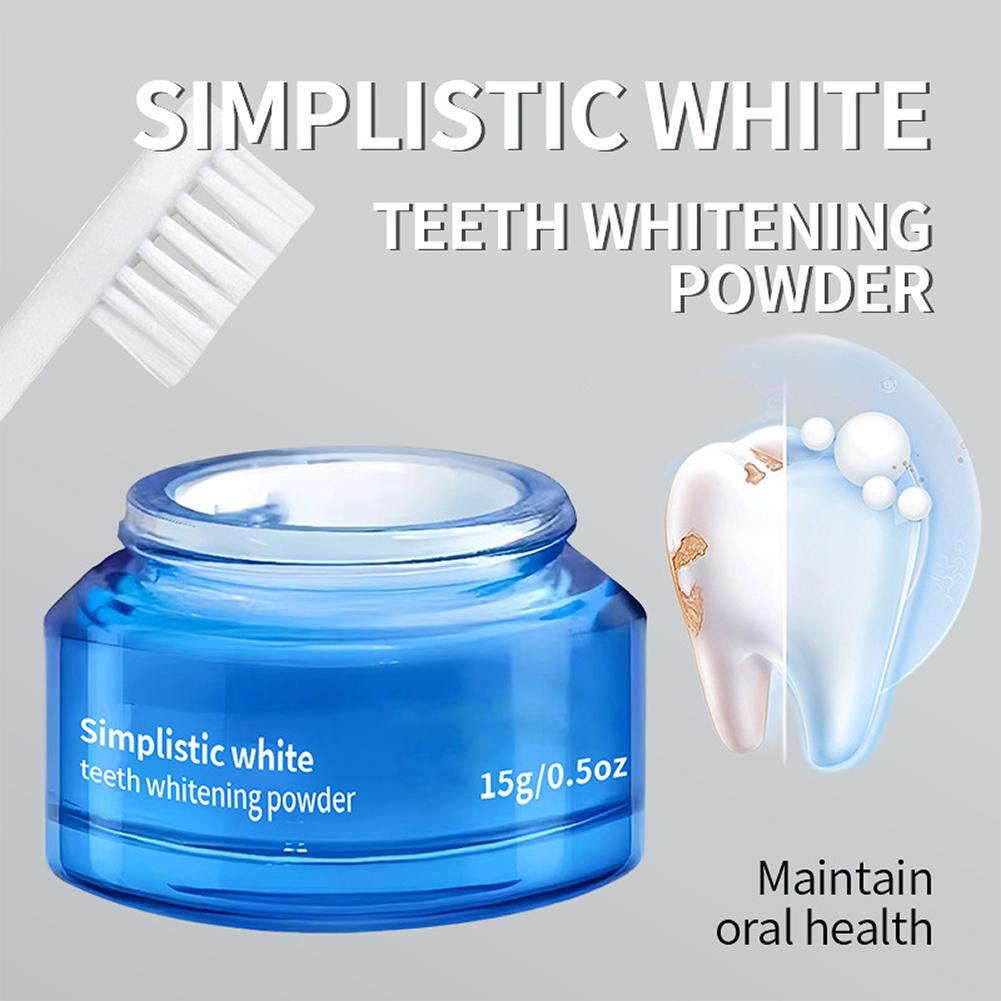 Polvo Blanqueador Dental Simpl - Teeth Whitening App reseña y precio