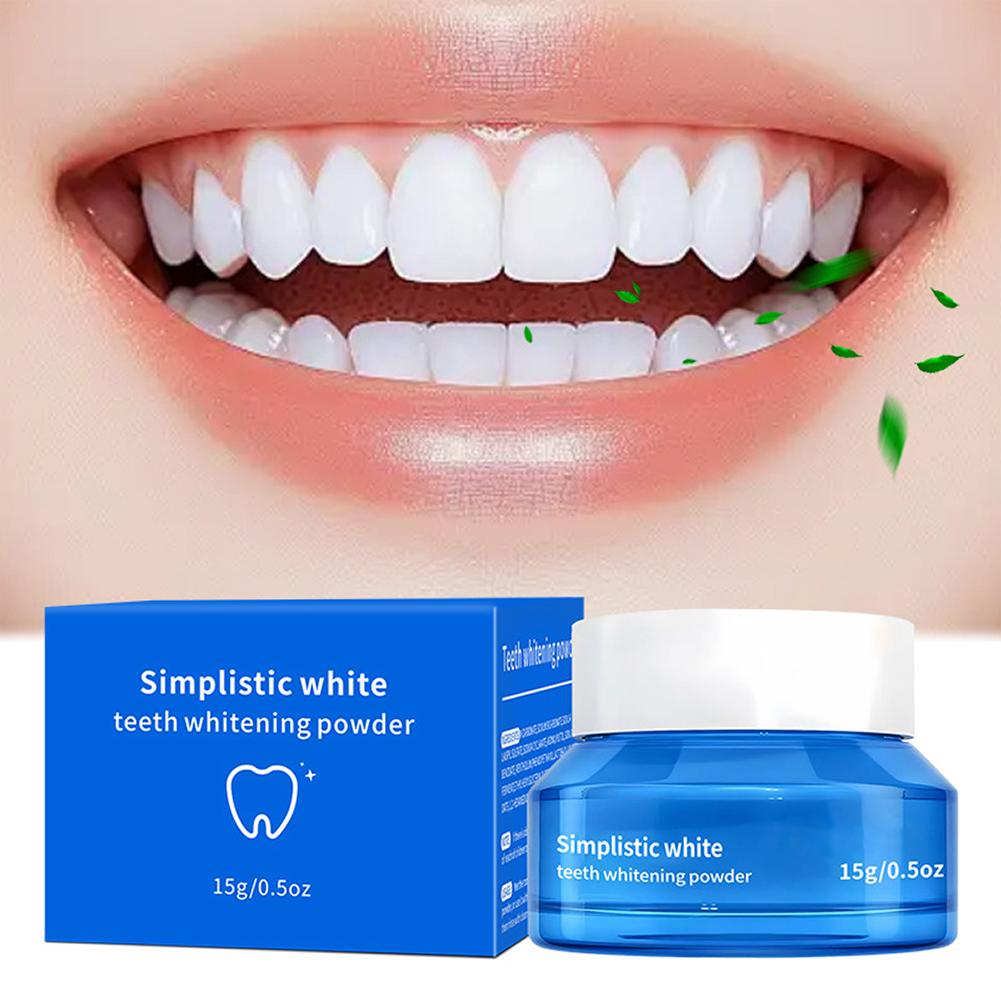 Polvo Blanqueador Dental Simpl - Teeth Whitening App reseña y precio
