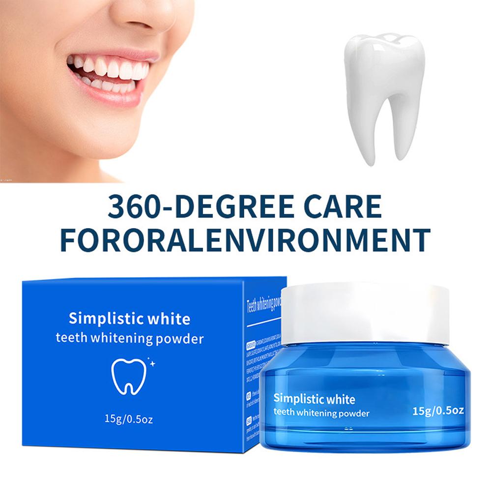 Polvo Blanqueador Dental Simpl - Teeth Whitening App reseña y precio