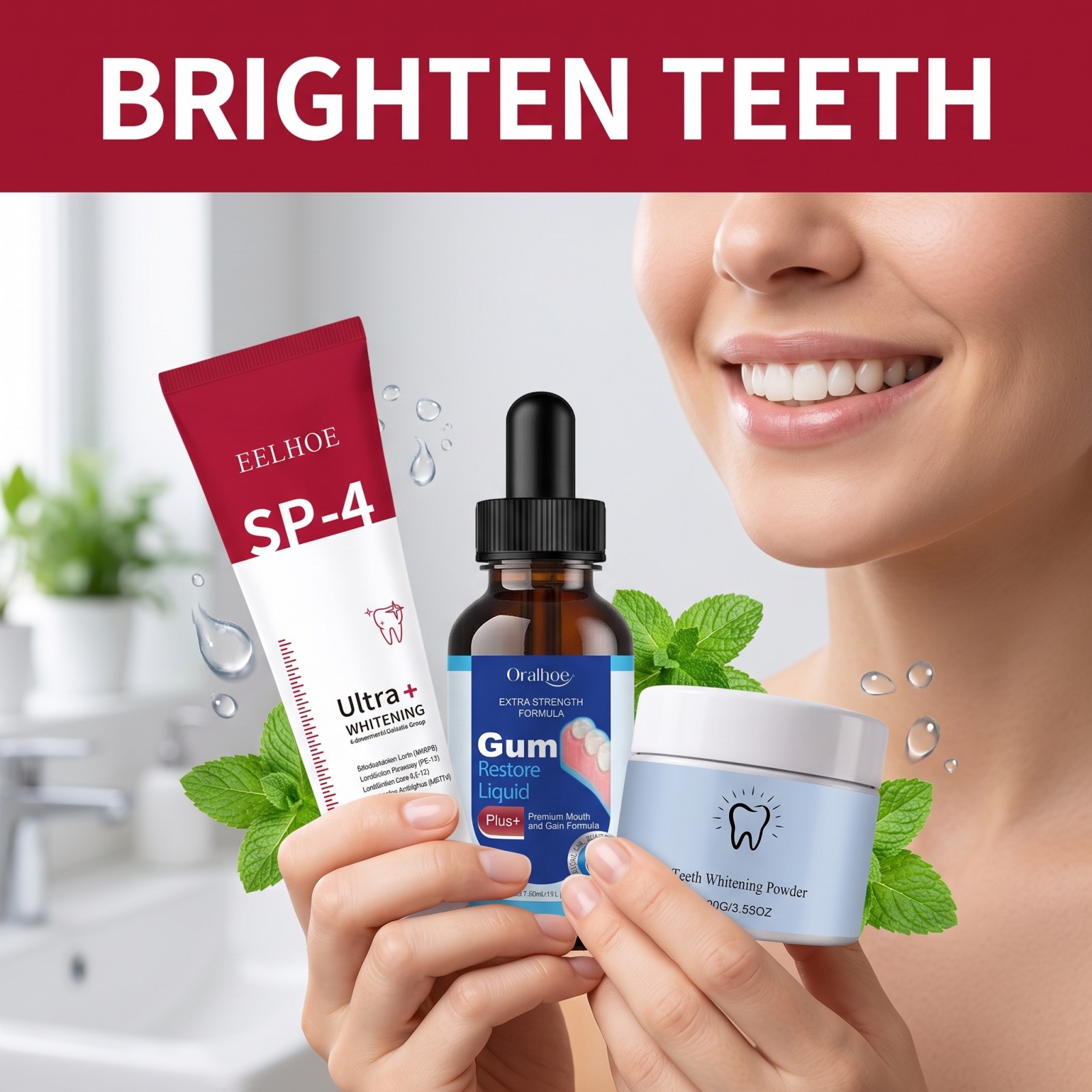 Set de Cuidado Bucal, Pasta De - Teeth Whitening Gels reseña y precio