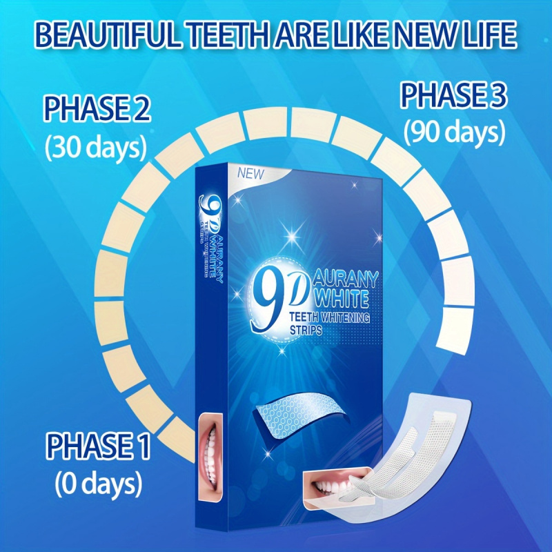 21 pares de tiras blanqueadora - Teeth Whitening Gels reseña y precio