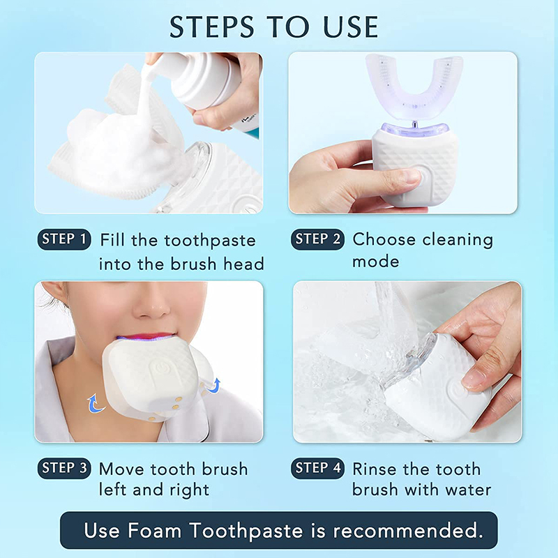Luz Recargable en Forma de U p - Teeth Whitening Vape reseña y precio