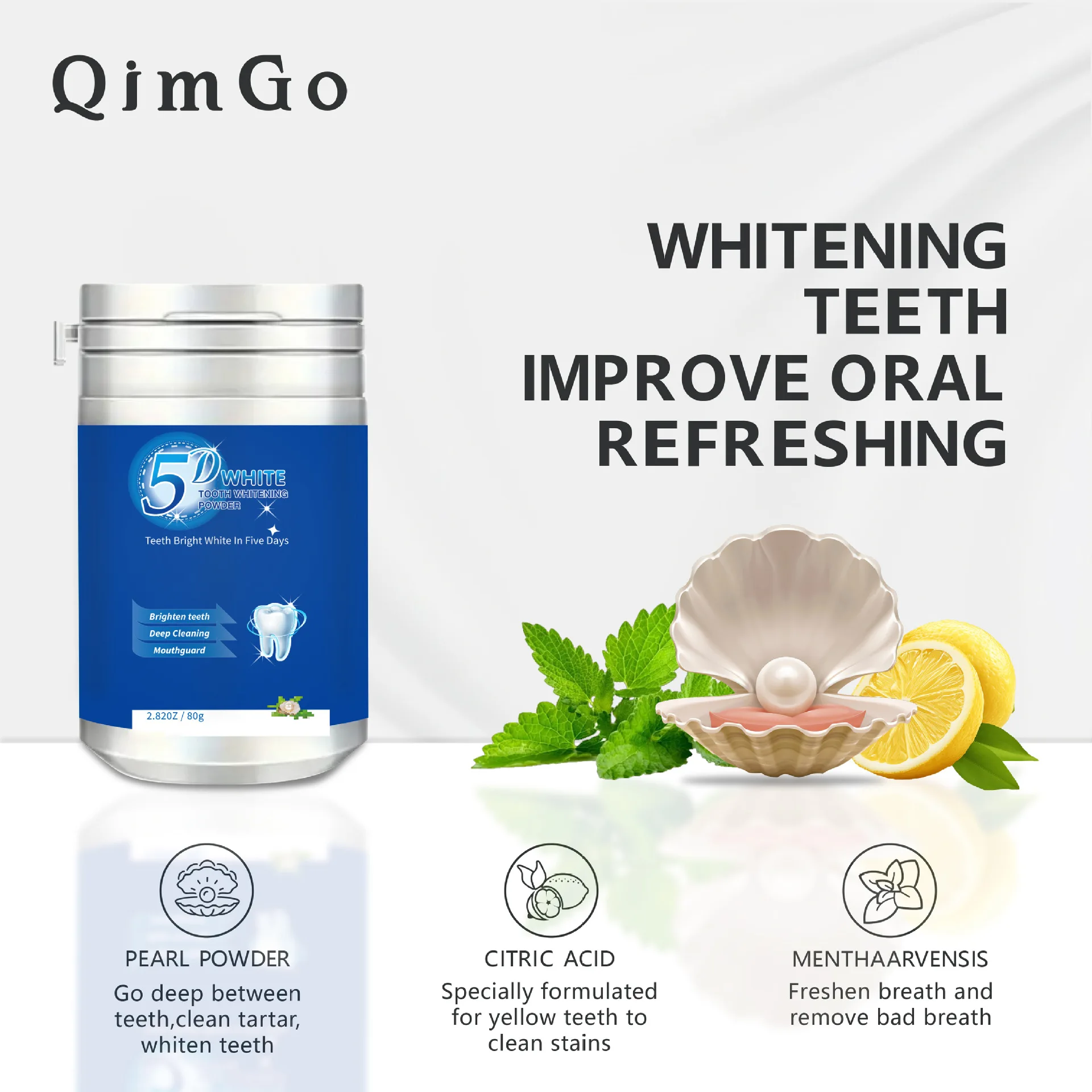 Polvo Blanqueador Dental Enzim - Teeth Whitening Enzymes reseña y precio