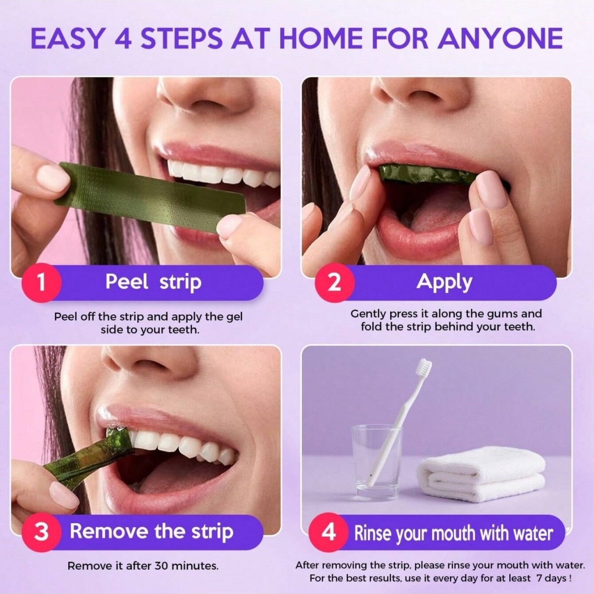 Pegatinas blanqueadoras de die - Teeth Whitening Gels reseña y precio