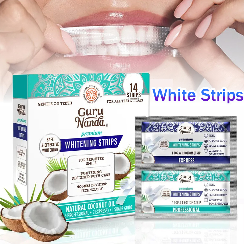 Tiras Blanqueadoras de Dientes - Teeth Whitening With Coconut Oil reseña y precio