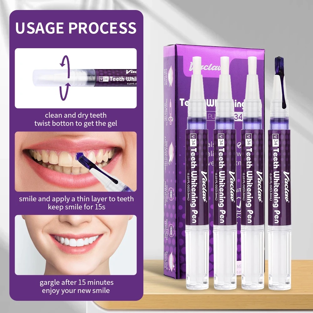Vaclav V34 Bolígrafo de gel bl - Teeth Whitening Gels reseña y precio